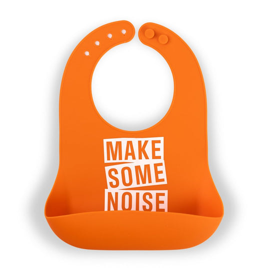 Make Some Noise Wonder Bib banner