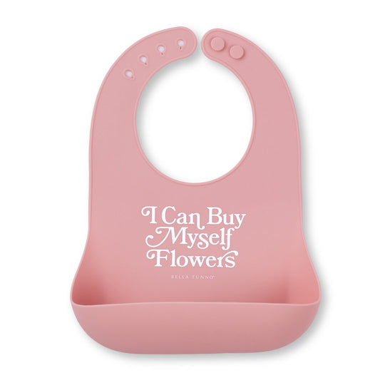 I Can Buy Myself Flowers Wonder Bib banner